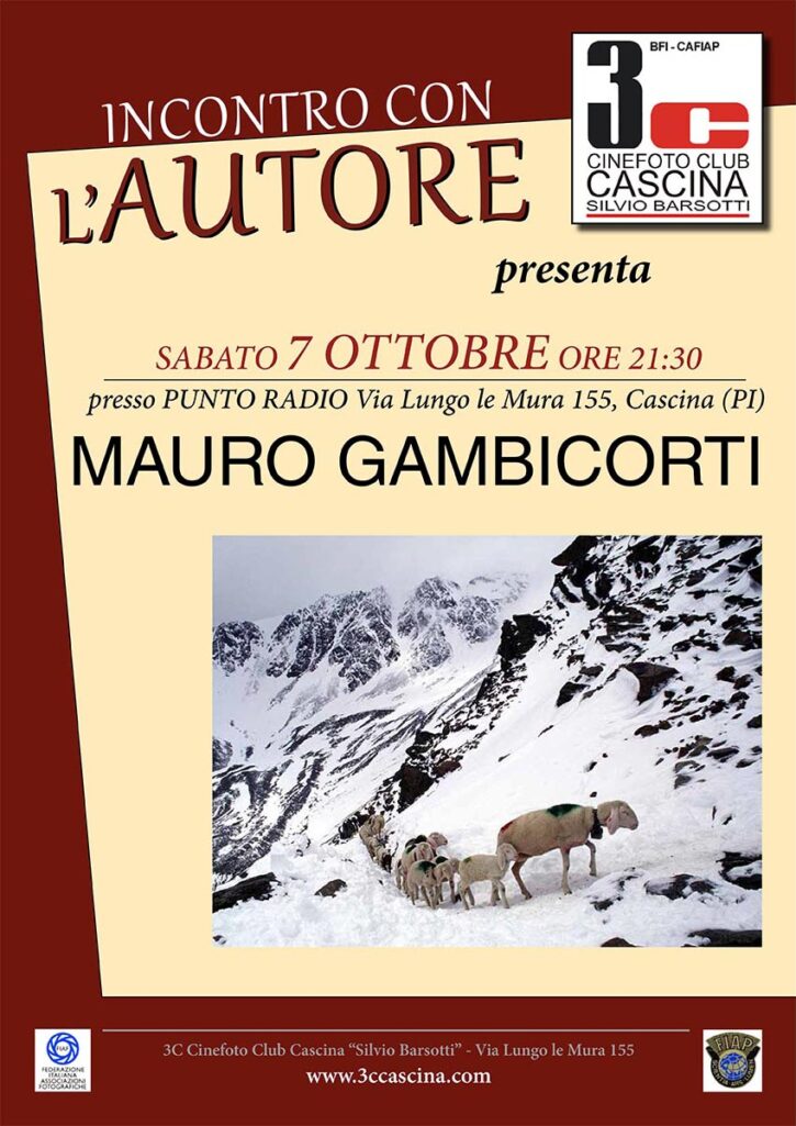 Mauro Gambicorti  locandina serata2017.10.07 Mauro Gambicorti locandina serata